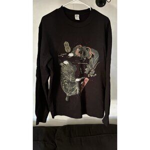 Uniqlo Ukiyo-e UT Museum Of Fine Arts Boston Collab Sweatshirt Black Size Large